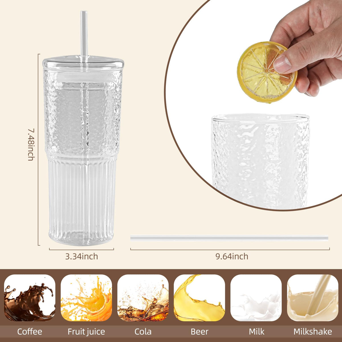 MINGHYZYA travel-friendly reusable mug for on-the-go use.