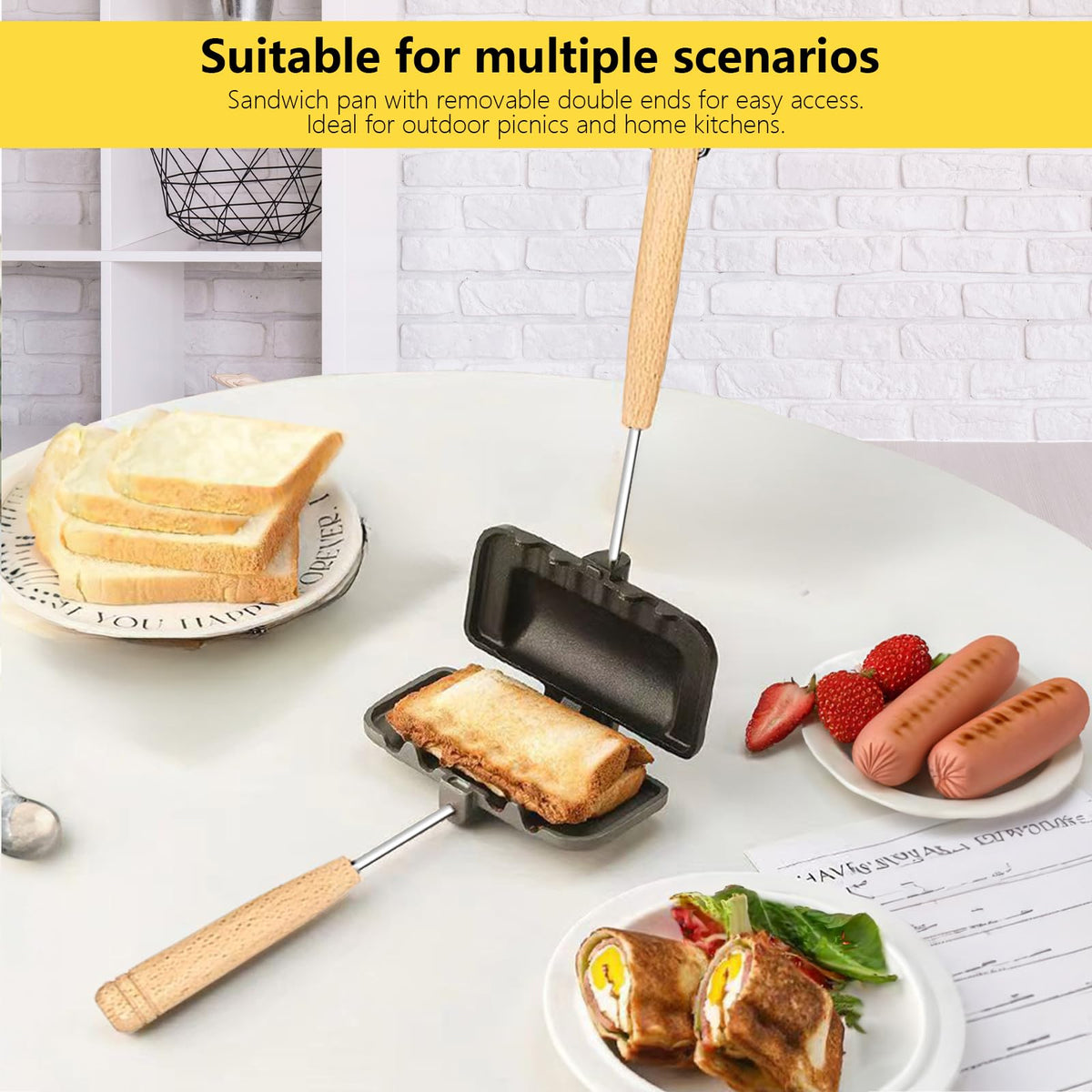 MINILIF versatile pan for sandwiches, omelets, pancakes and more.