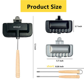 MINILIF sandwich maker with non stick coating for easy cooking and cleaning.