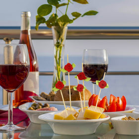 Minisland rose decor picks for party platters and table flair