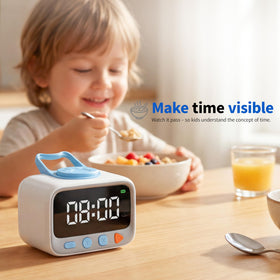 Minizoo Sticker Timer with 200 medal stickers provides tangible rewards during learning sessions.