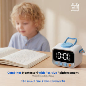 Minizoo Sticker Timer paw button delivers tactile reinforcement when earning a sticker.