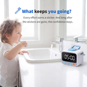 Minizoo Sticker Timer USB-C recharge keeps sessions ready without frequent battery changes.