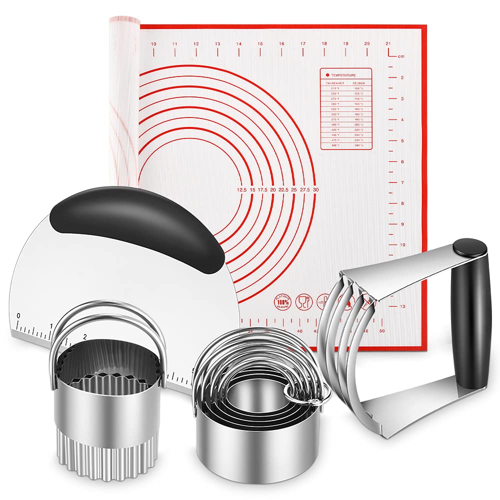 MINO ANT pastry cutter set with dough-scraper blades for precise, clean cuts.