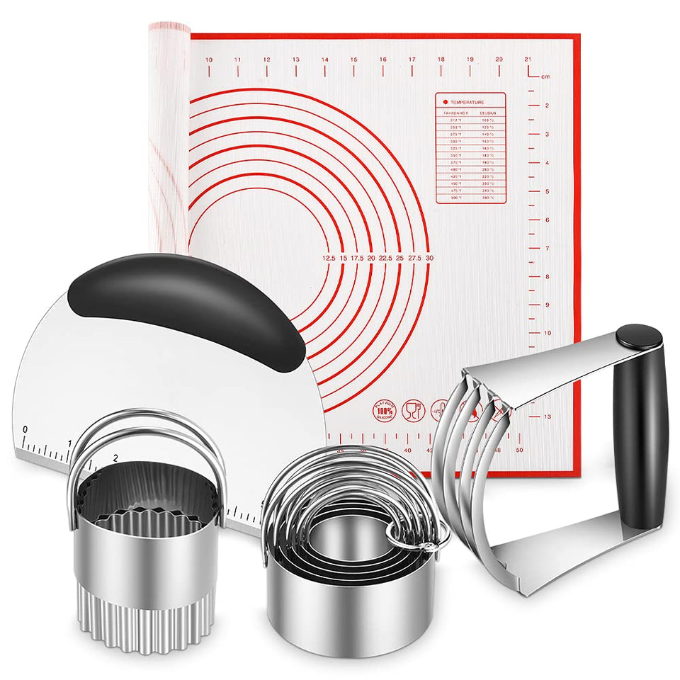 MINO ANT pastry cutter set with dough-scraper blades for precise, clean cuts.