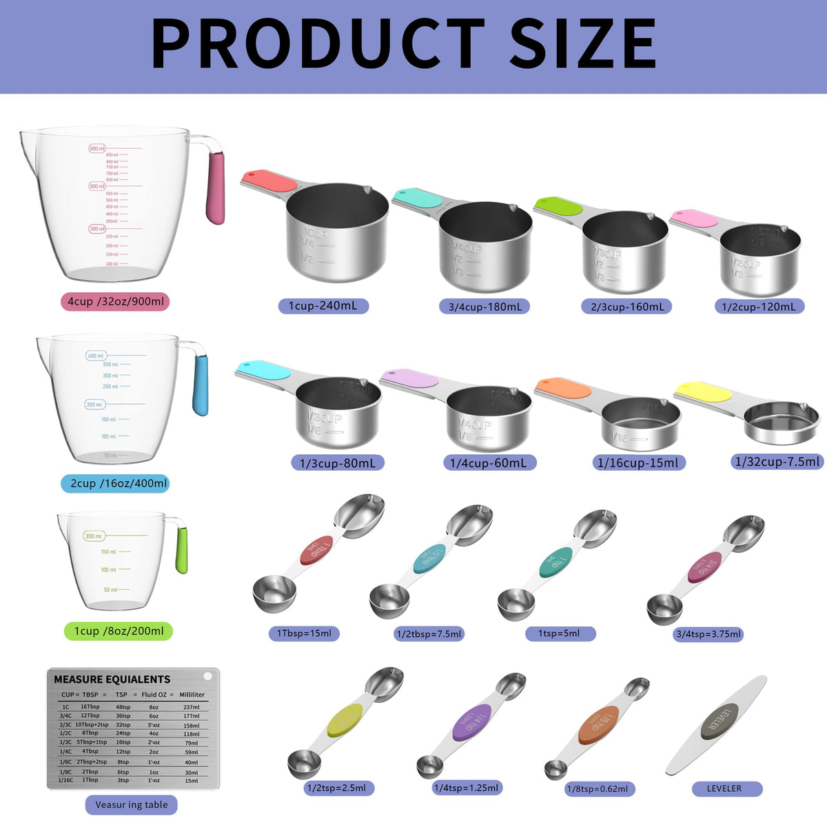 Minteem cups sit flat for stable, clutter-free countertop organization.