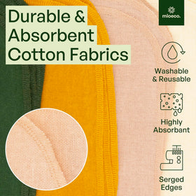 mioeco highly absorbent towels soaking up spills easily