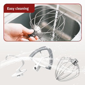 Miosruru aluminum with teflon coating and silicone edge for safe use.
