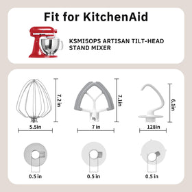 Miosruru flat beater for precise dough and batter work.