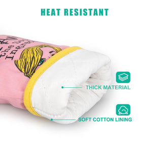 Miracu pink oven mitt set makes a versatile kitchen gift package