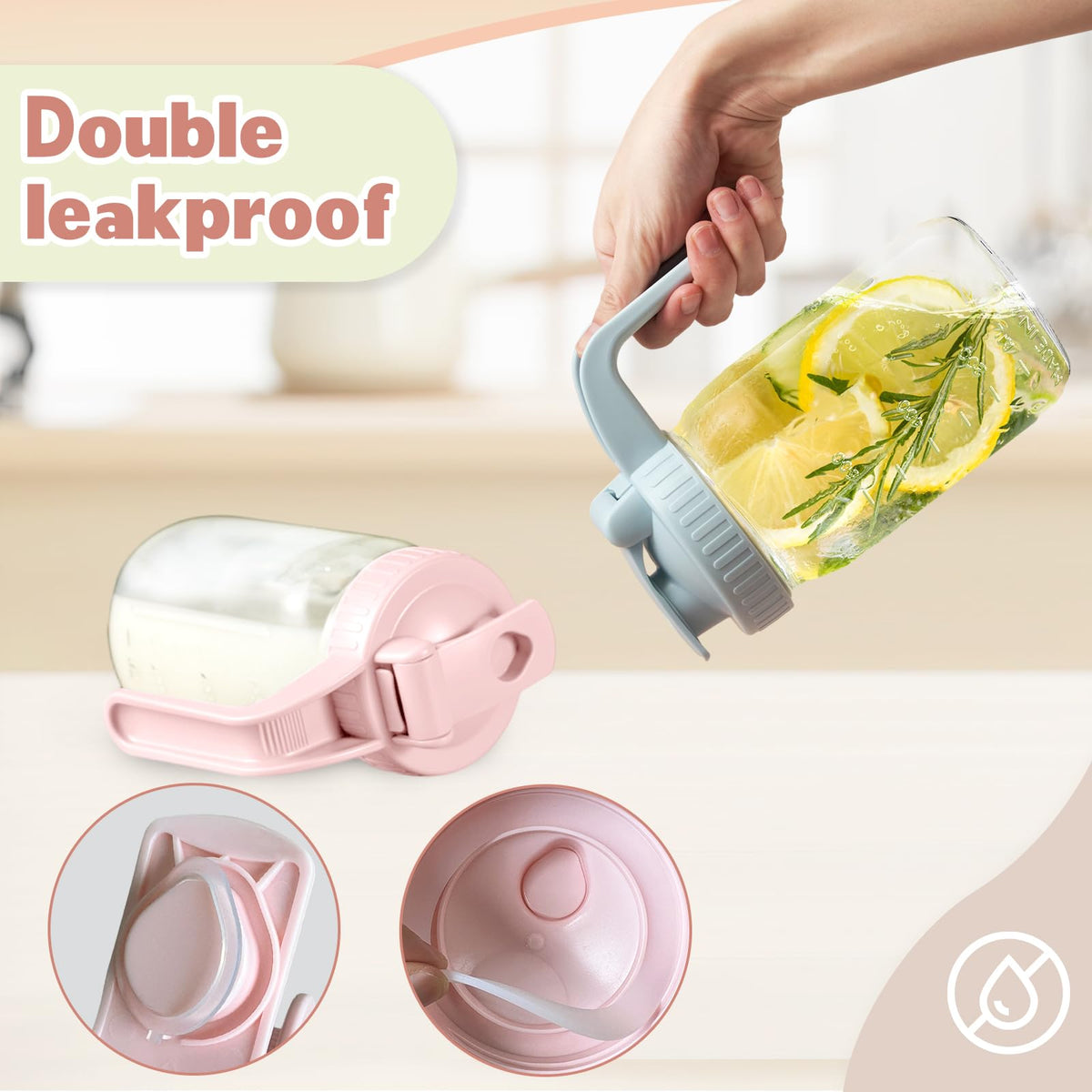 Miradexic extended flip cap enabling quick lid access