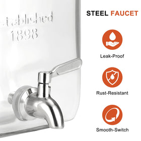 MiraEase glass body highlights clarity and clean presentation for beverages.