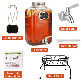 MiraEase dispenser spigot close-up, stainless steel pour for smooth, drip-free serving.