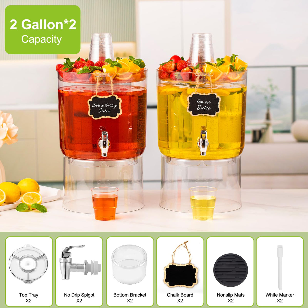MiraFure BPA-free clear dispenser shows safe, durable beverage storage at a glance.
