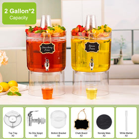 MiraFure BPA-free clear dispenser shows safe, durable beverage storage at a glance.