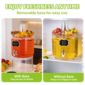 MiraFure durable transparent plastic ready for repeated use at events.