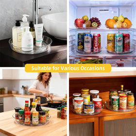 MiraFure fridge organizer with transparent design keeps items visible.