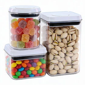 MiraFure Pop 0.65qt container with transparent body for quick content checks.