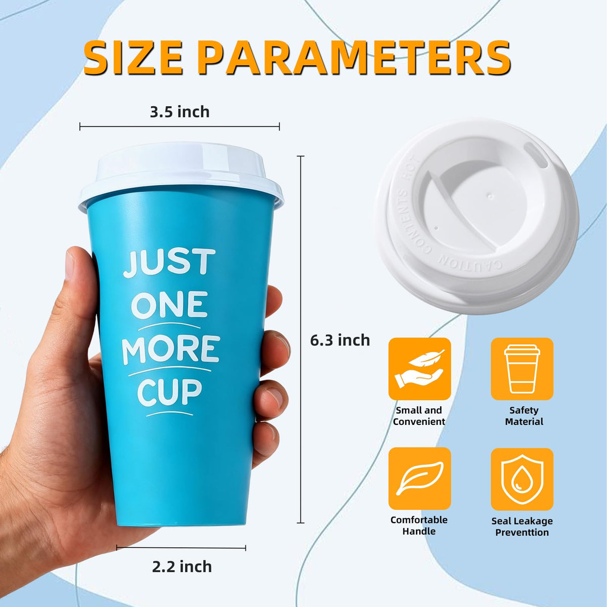 MiraFure PP food-grade plastic cups for daily use