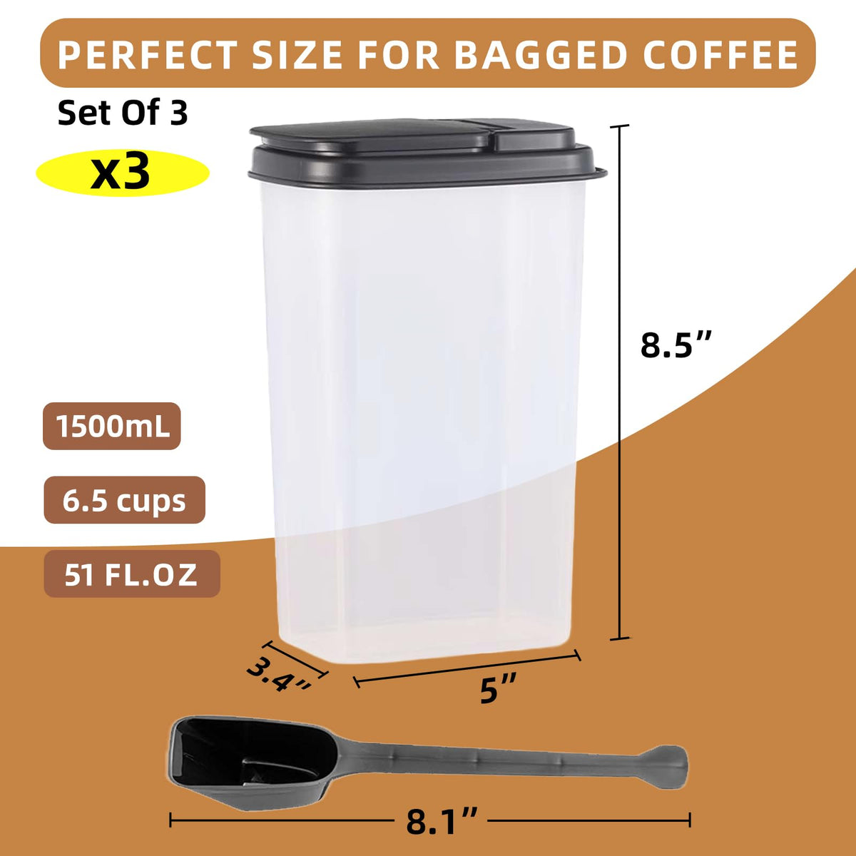 MiraFure soft-white translucent design protects contents from light while allowing quick checks.