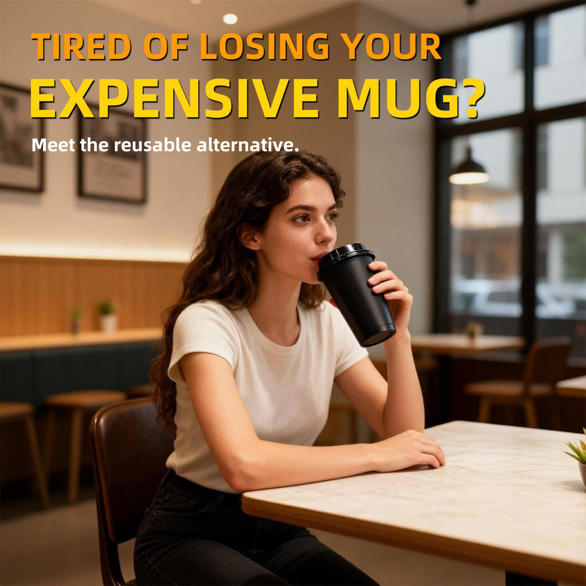 MiraFure cups suitable for hot or iced beverages.