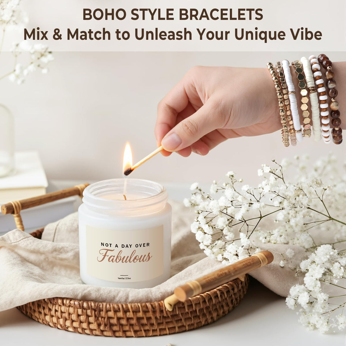 Mirasphere bracelets add subtle sparkle to daily outfits.