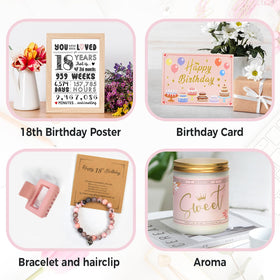 Mirasphere pink cosmetic bag with inspirational print for daily essentials.