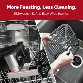 MIRASTON air fryer 8.5qt gift-box packaging ready for giving.