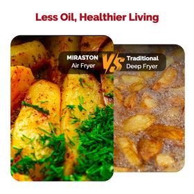 MIRASTON air fryer 8.5qt ETL-listed safety and reliable performance.