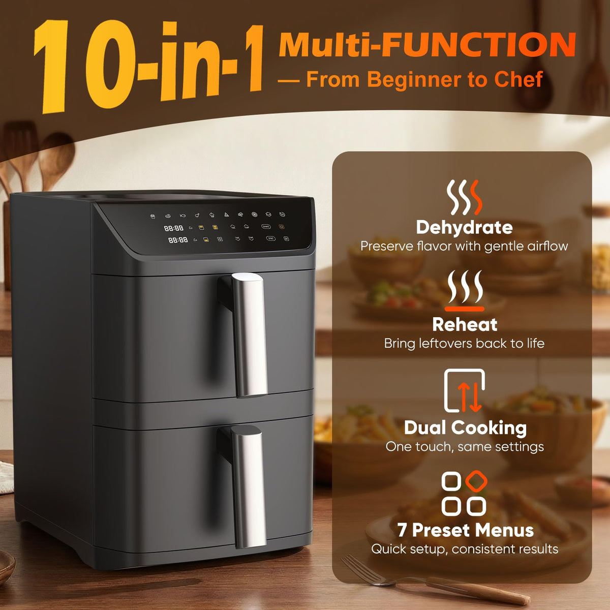 Mirtan dishwasher-safe baskets for easy cleanup after meals
