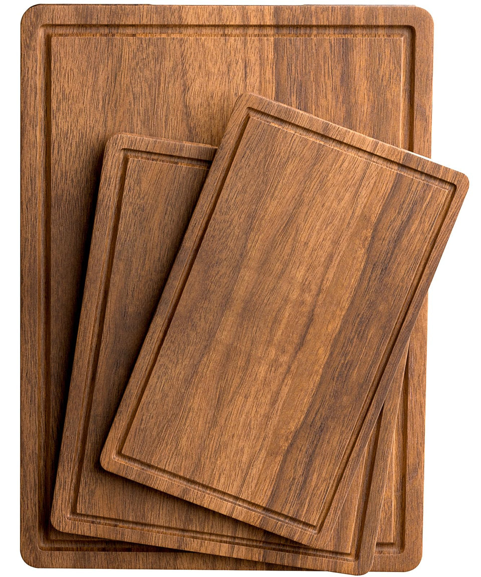 Misawce acacia cutting board large with juice groove for meat prep and juice containment