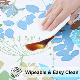 Misaya bright pattern enhances dining ambiance for indoor or outdoor meals.