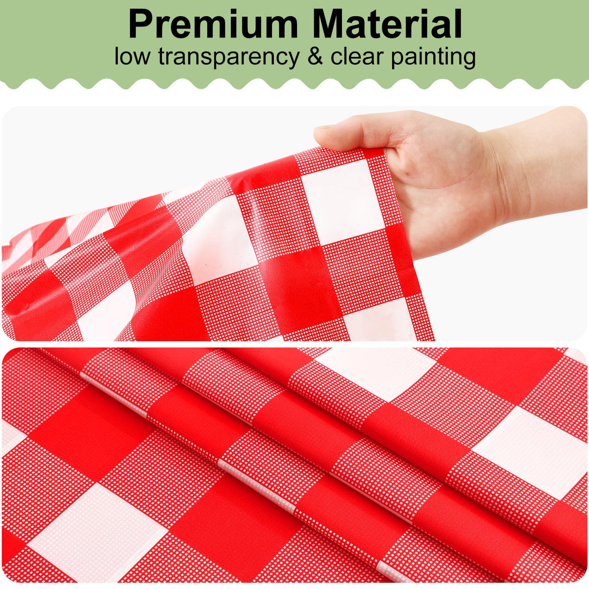 Misaya camping and picnic table setup with durable disposable cloth.