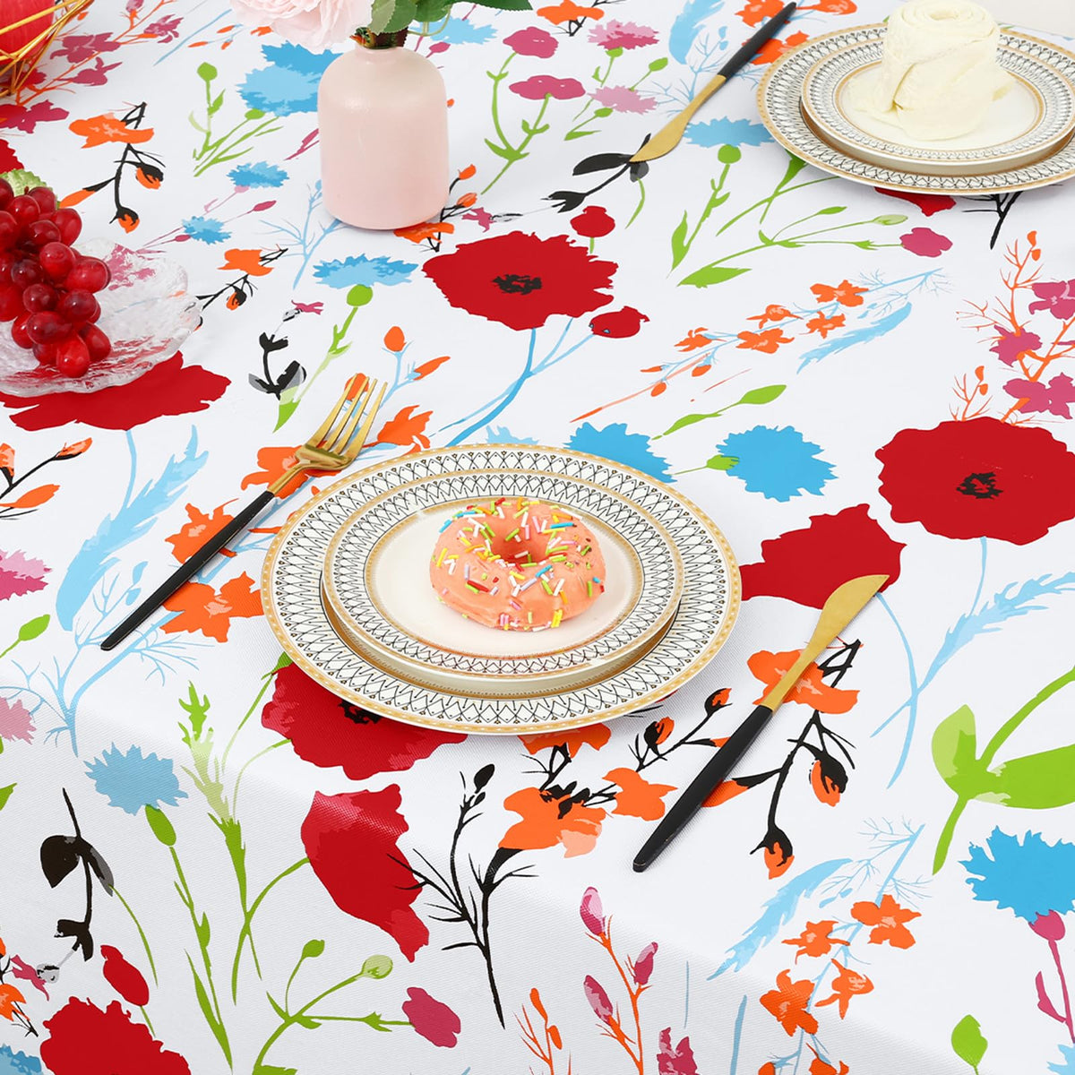 Misaya easy-clean vinyl surface makes maintenance quick and simple.