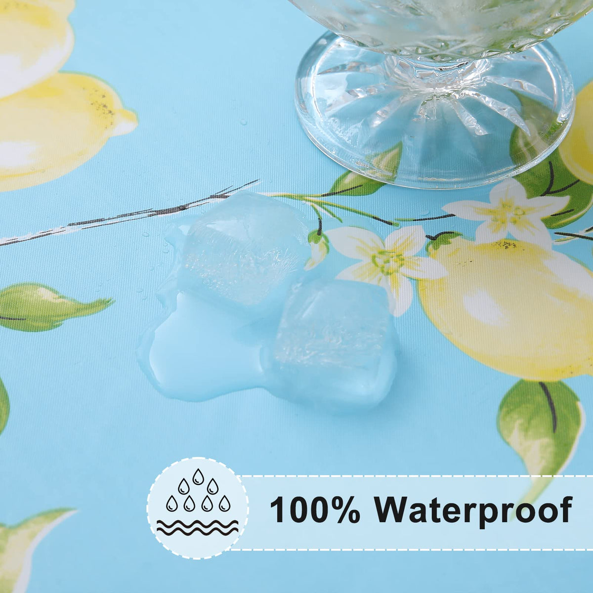misaya flannel backed tablecloth with soft backing for table protection
