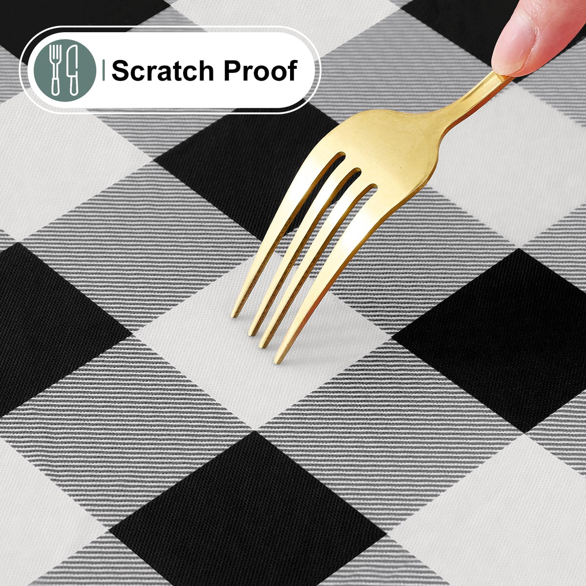 Misaya gingham buffalo plaid pattern adds classic style to any setting
