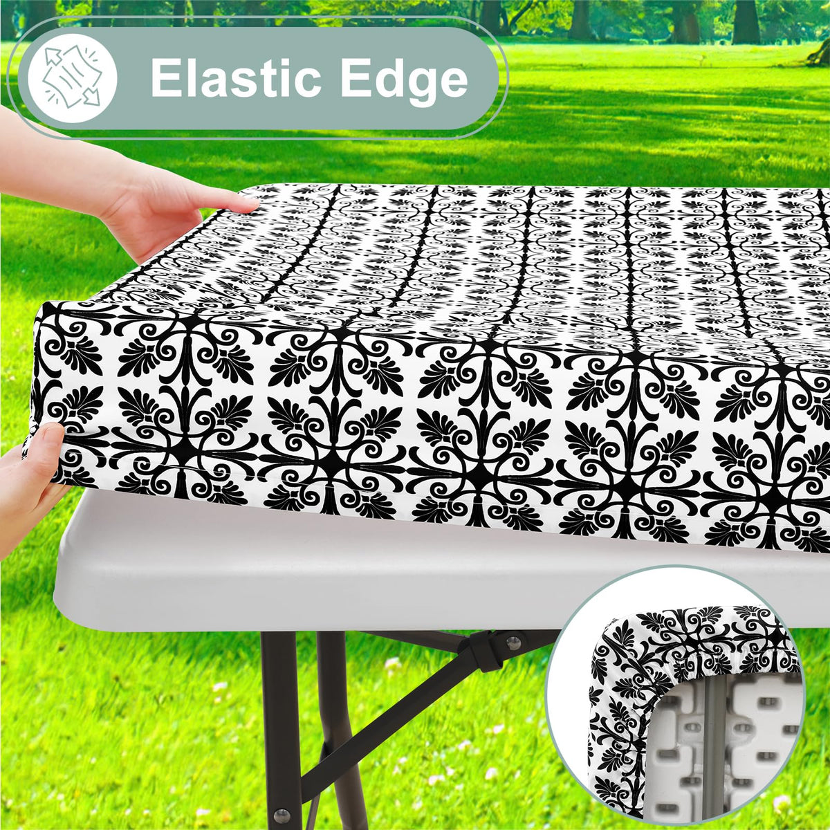 misaya elastic edge provides a windproof snug fit for stable coverage