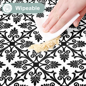 misaya machine washable tablecloth cleans quickly after messy meals