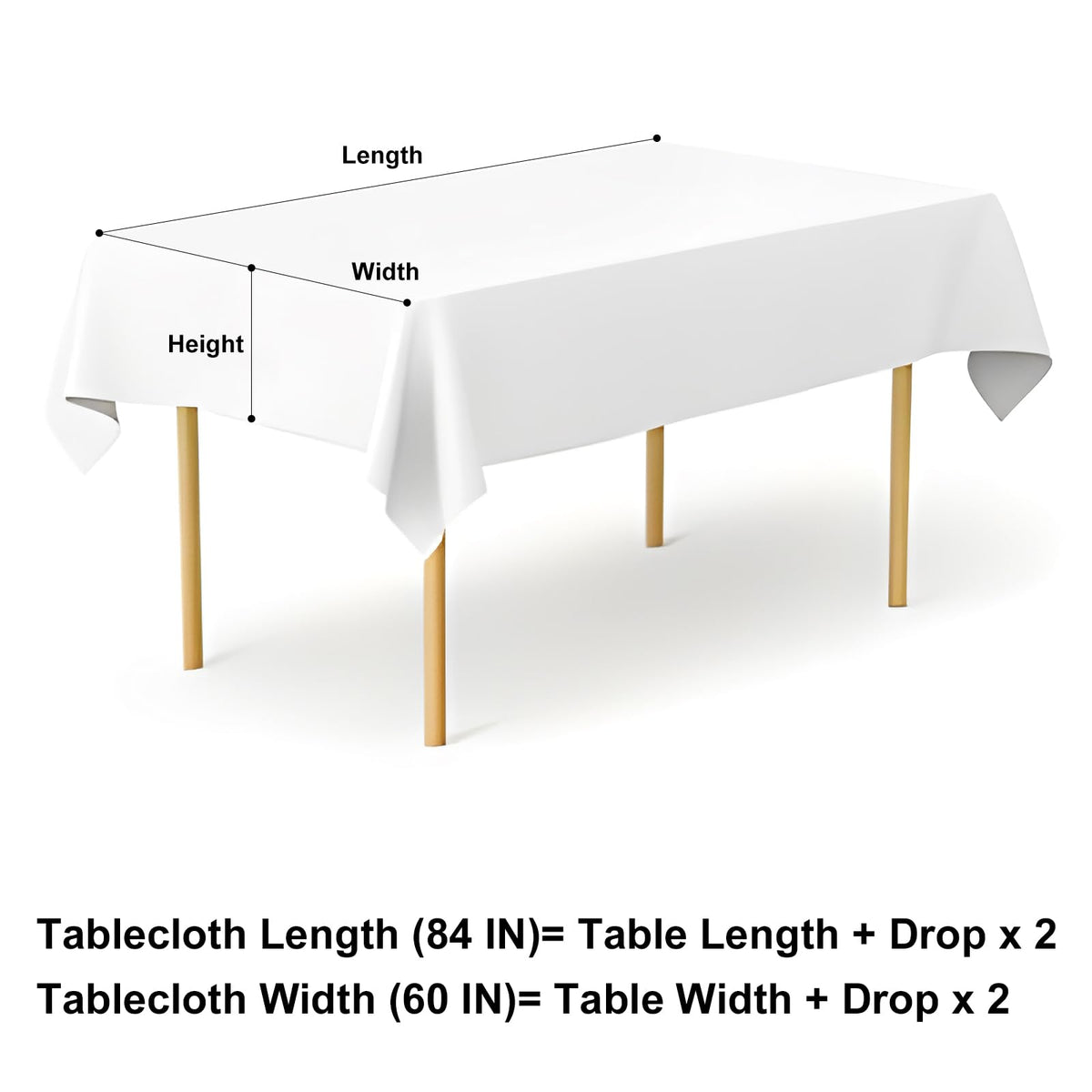 Misaya 60x84 in size fits most dining spaces and tables.
