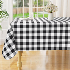 misaya rectangle table cloth with buffalo flannel backing protecting surfaces from spills