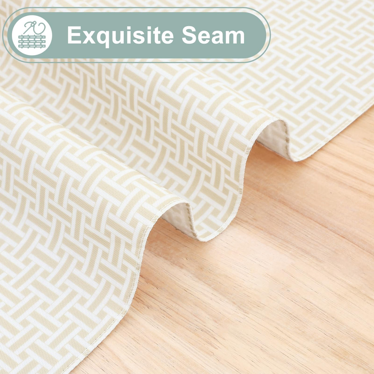 Misaya 52x70 tablecloth fits standard tables with generous drop lengths.