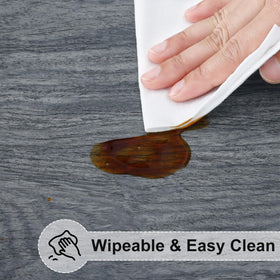 Misaya table protector with soft backing guards surfaces against scratches