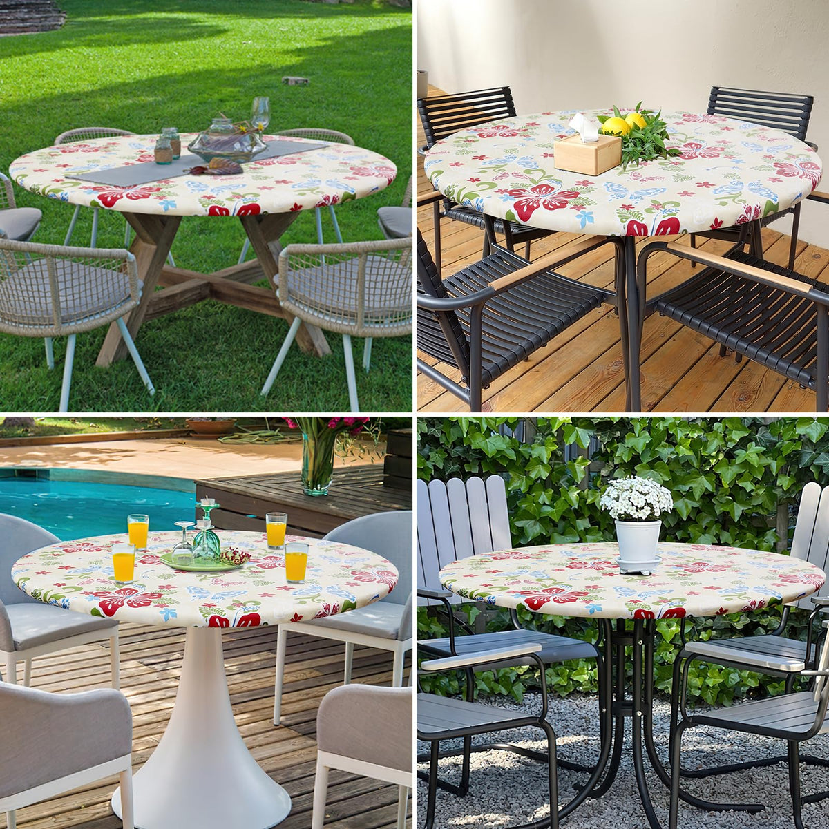 Misaya tablecloth ideal for indoor and outdoor events like picnics and parties.