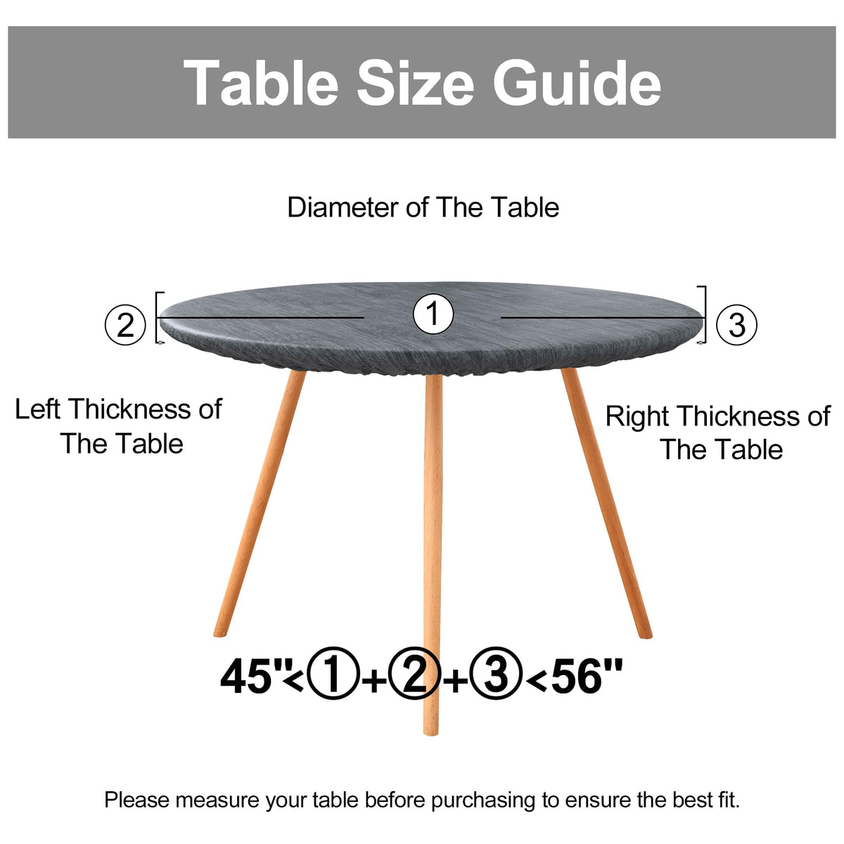 Misaya durable wind-proof cover stays in place during busy meals