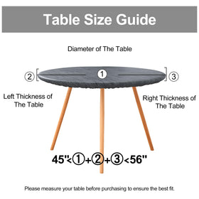 Misaya durable wind-proof cover stays in place during busy meals