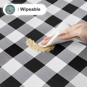 misaya wipeable kitchen tablecloth easy cleaning with damp cloth
