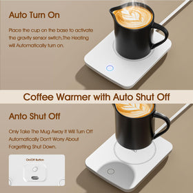 Misby Mug Warmer 3.5-inch heating area fits many cups securely.