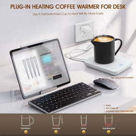Misby Mug Warmer uses gravity induction for hands-free operation.