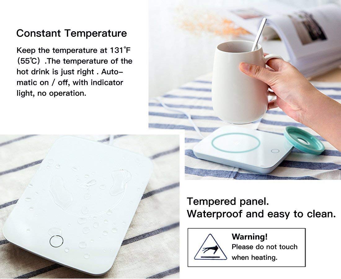 Misby Mug Warmer has a low power design for energy-efficient warmth.