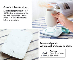 Misby Mug Warmer has a low power design for energy-efficient warmth.